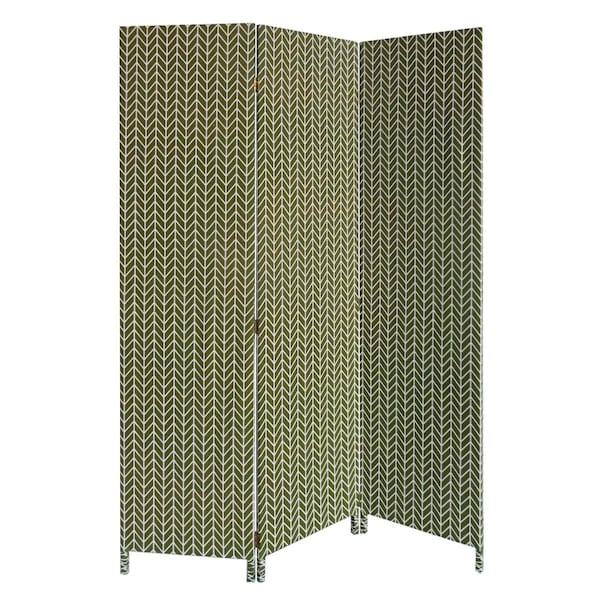 Screen Gems 47 x 71 in. 3 Panel Fabric Oliver Screen SG-381 - main